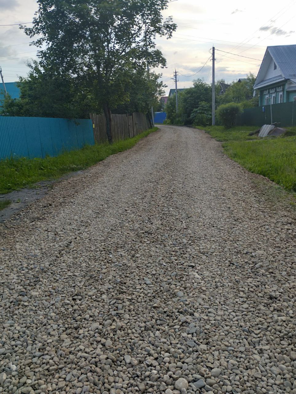 В городе Приволжске началась работа по ремонту дорог в частном секторе..