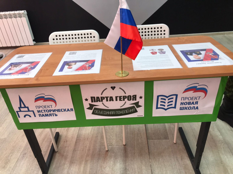 Открытие "Парты Героя". Открытие "Парты Героя".