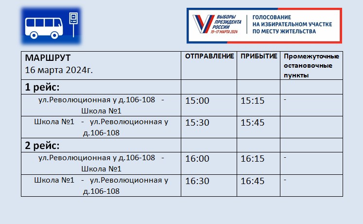Подвоз на избирательный участок. Подвоз на избирательный участок.